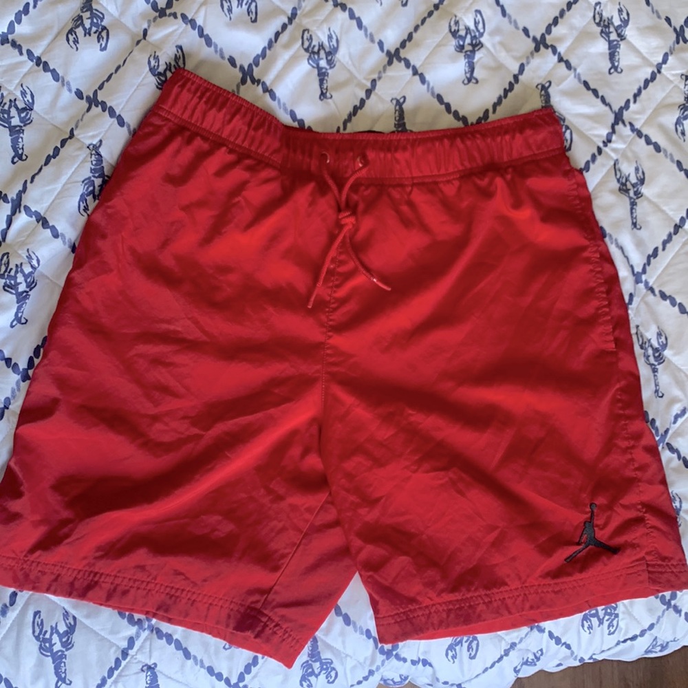 Jordan Red Poolside Shorts Men’s M